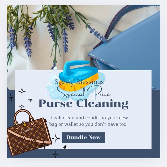 Handbags - Purse cleaning and conditioning service!